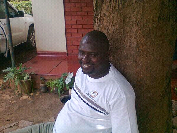 Mr Langton Mugova relaxing at home
